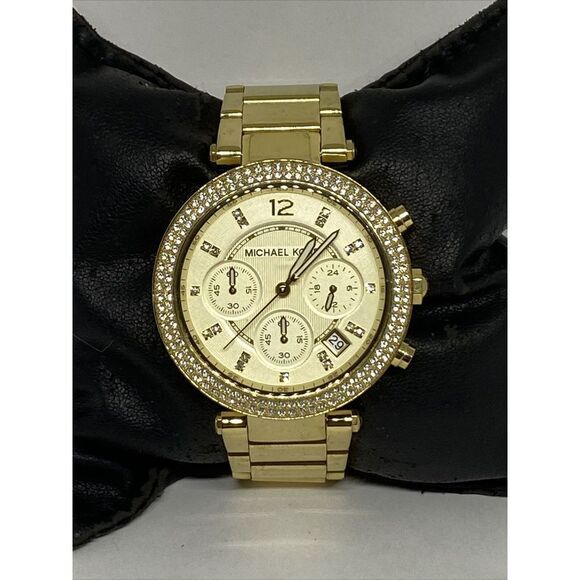 Michael Kors Parker MK5354 Women Stainless Steel Analog Dial Quartz Watch VK687 - Picture 1 of 12